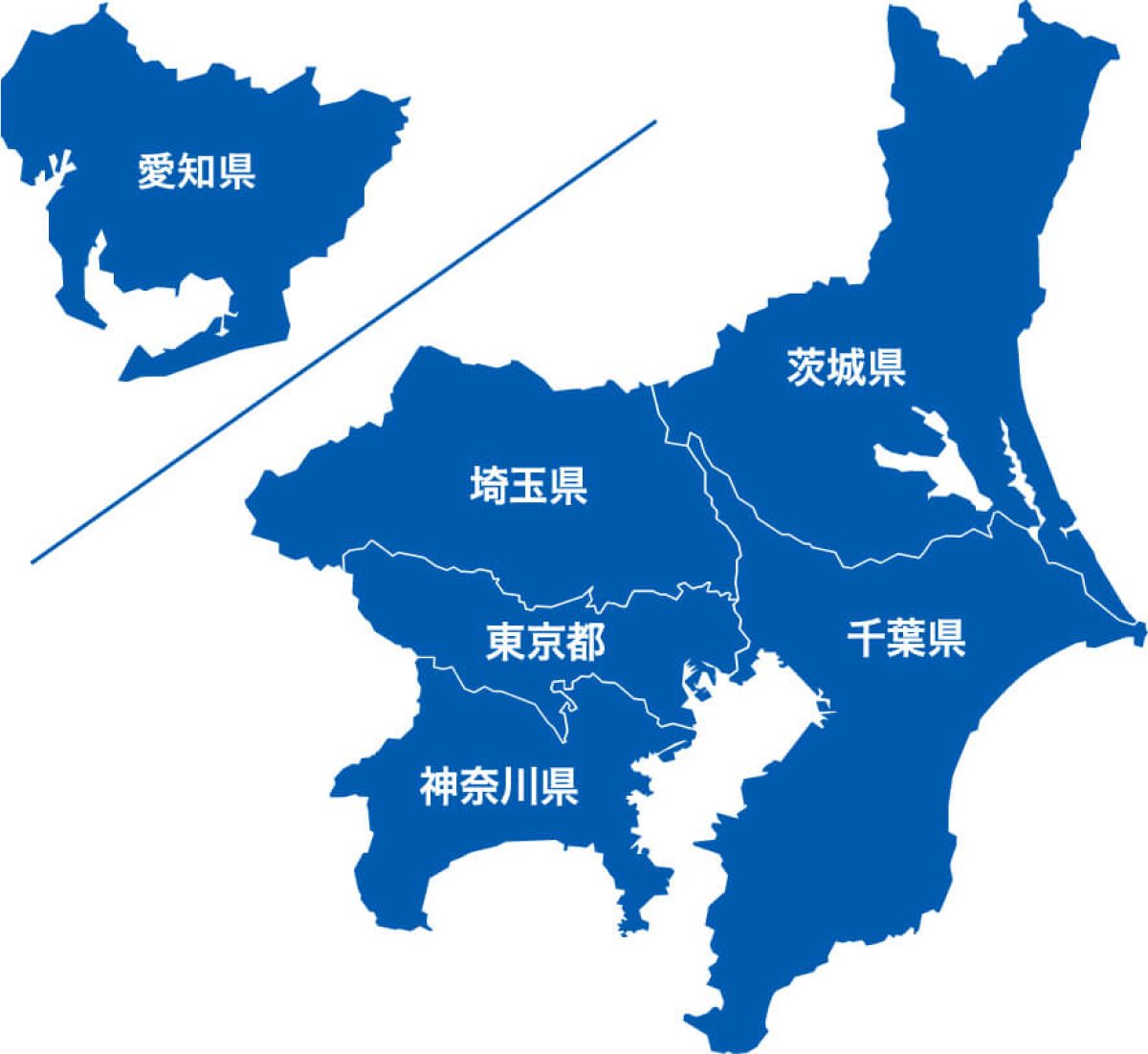 店舗のある地域：東京都・埼玉県・千葉県・神奈川県・茨城県・愛知県